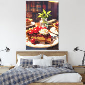 Stretched Canvas Print Leinwanddruck (Insitu (Schlafzimmer))