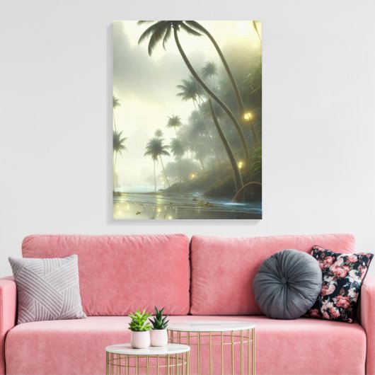 Stretched Canvas Print Leinwanddruck (Insitu (Wohnzimmer))