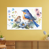 Stretched Canvas Print Leinwanddruck (Insitu (Wohnzimmer))