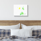 Stretched Canvas Print ; Liege Leinwanddruck (Insitu (Schlafzimmer))