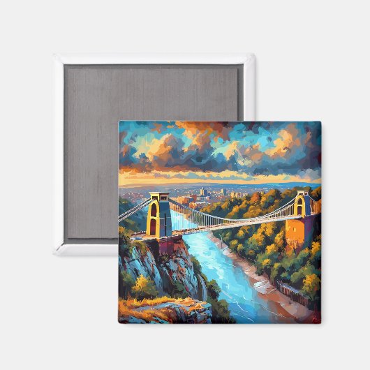 Stretched Canvas Print Magnet (Vorderseite/Rückseite)