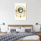 Stretched Canvas Print - Manifest Your Dreams Leinwanddruck (Insitu (Schlafzimmer))