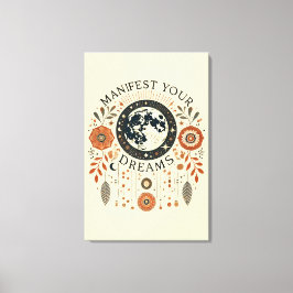 Stretched Canvas Print - Manifest Your Dreams Leinwanddruck