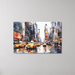 Stretched Canvas Print mit New York City. Leinwanddruck