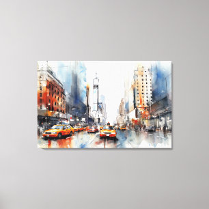 Stretched Canvas Print mit New York City. Leinwanddruck