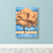 Stretched Canvas Print Mother's Day Floral Leinwanddruck (Insitu (Holzboden))