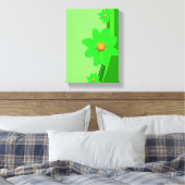 Stretched Canvas Print Mother's Day Floral Leinwanddruck (Insitu (Schlafzimmer))