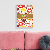 Stretched Canvas Print Mother's Day Floral Leinwanddruck (Insitu (Wohnzimmer))