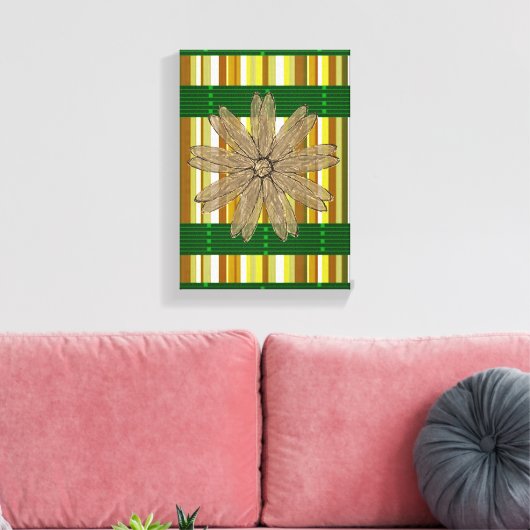 Stretched Canvas Print Mother's Day Floral Leinwanddruck (Insitu (Wohnzimmer))