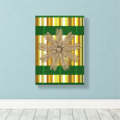 Stretched Canvas Print Mother's Day Floral Leinwanddruck (Insitu (Holzboden))