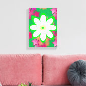Stretched Canvas Print Mother's Day Floral Leinwanddruck (Insitu (Wohnzimmer))