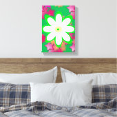 Stretched Canvas Print Mother's Day Floral Leinwanddruck (Insitu (Schlafzimmer))