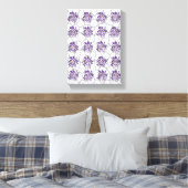 Stretched Canvas Print Mother's Day Floral Leinwanddruck (Insitu (Schlafzimmer))
