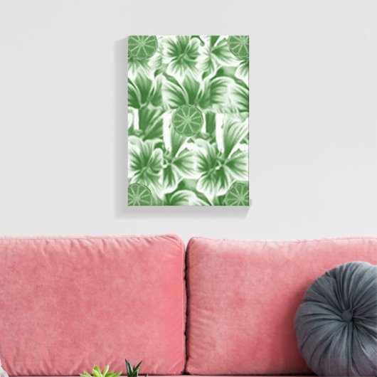Stretched Canvas Print Mother's Day Floral Leinwanddruck (Insitu (Wohnzimmer))