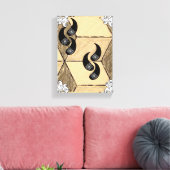 Stretched Canvas Print Mother's Day Floral Leinwanddruck (Insitu (Wohnzimmer))