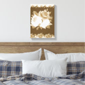Stretched Canvas Print Mother's Day Floral Leinwanddruck (Insitu (Schlafzimmer))