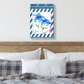 Stretched Canvas Print Mother's Day Floral Leinwanddruck (Insitu (Schlafzimmer))