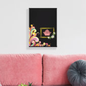 Stretched Canvas Print Mother's Day Floral Leinwanddruck (Insitu (Wohnzimmer))
