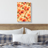 Stretched Canvas Print Mother's Day Floral Leinwanddruck (Insitu (Schlafzimmer))