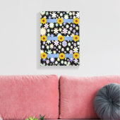 Stretched Canvas Print Mother's Day Floral Leinwanddruck (Insitu (Wohnzimmer))