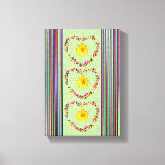 Stretched Canvas Print Mother's Day Floral Leinwanddruck (Vorderseite)
