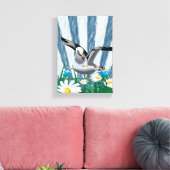 Stretched Canvas Print Mother's Day Floral Leinwanddruck (Insitu (Wohnzimmer))