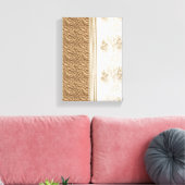 Stretched Canvas Print Mother's Day Floral Leinwanddruck (Insitu (Wohnzimmer))