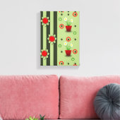 Stretched Canvas Print Mother's Day Floral Leinwanddruck (Insitu (Wohnzimmer))