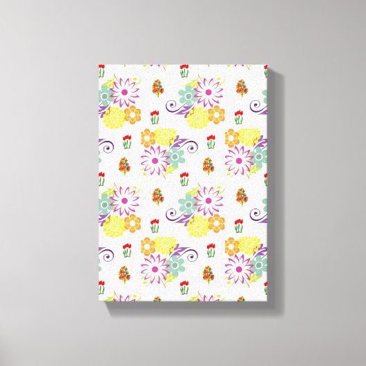 Stretched Canvas Print Mother's Day Floral Leinwanddruck (Vorderseite)