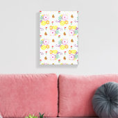 Stretched Canvas Print Mother's Day Floral Leinwanddruck (Insitu (Wohnzimmer))