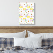 Stretched Canvas Print Mother's Day Floral Leinwanddruck (Insitu (Schlafzimmer))
