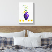 Stretched Canvas Print Mother's Day Floral Leinwanddruck (Insitu (Schlafzimmer))