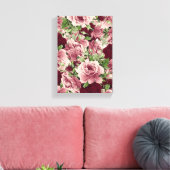 Stretched Canvas Print Mother's Day Floral Leinwanddruck (Insitu (Wohnzimmer))