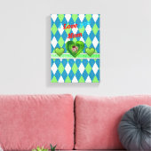 Stretched Canvas Print Mother's Day Leinwand (Insitu (Wohnzimmer))