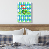 Stretched Canvas Print Mother's Day Leinwand (Insitu (Schlafzimmer))