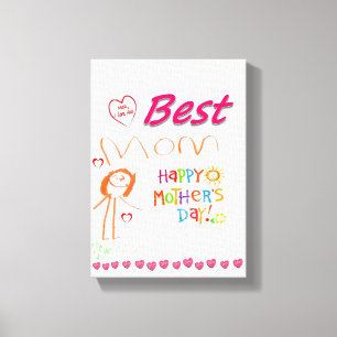Stretched Canvas Print Mother's Day Leinwand