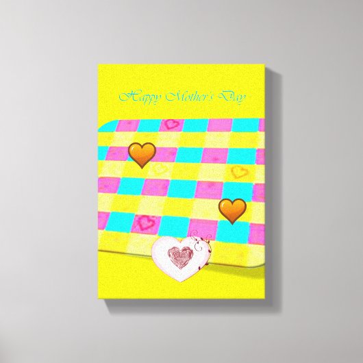 Stretched Canvas Print Mother's Day Leinwand (Vorderseite)