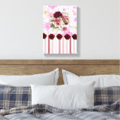 Stretched Canvas Print Mother's Day Leinwand (Insitu (Schlafzimmer))