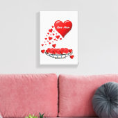 Stretched Canvas Print Mother's Day Leinwand (Insitu (Wohnzimmer))