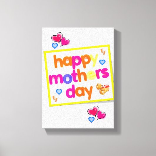 Stretched Canvas Print Mother's Day Leinwand (Vorderseite)