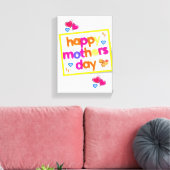 Stretched Canvas Print Mother's Day Leinwand (Insitu (Wohnzimmer))