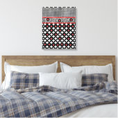 Stretched Canvas Print Mother's Day Leinwand (Insitu (Schlafzimmer))