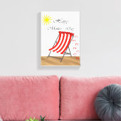 Stretched Canvas Print Mother's Day Leinwand (Insitu (Wohnzimmer))