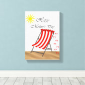 Stretched Canvas Print Mother's Day Leinwand (Insitu (Holzboden))