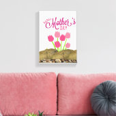 Stretched Canvas Print Mother's Day Leinwand (Insitu (Wohnzimmer))