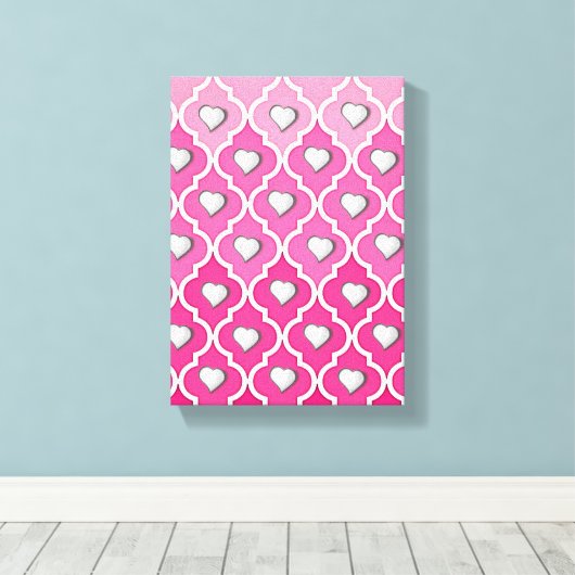 Stretched Canvas Print Mother's Day Leinwand (Insitu (Holzboden))