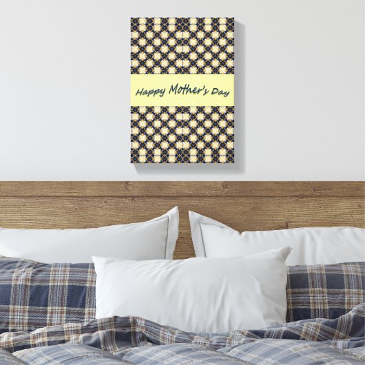 Stretched Canvas Print Mother's Day Leinwand (Insitu (Schlafzimmer))