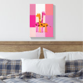 Stretched Canvas Print Mother's Day Leinwand (Insitu (Schlafzimmer))