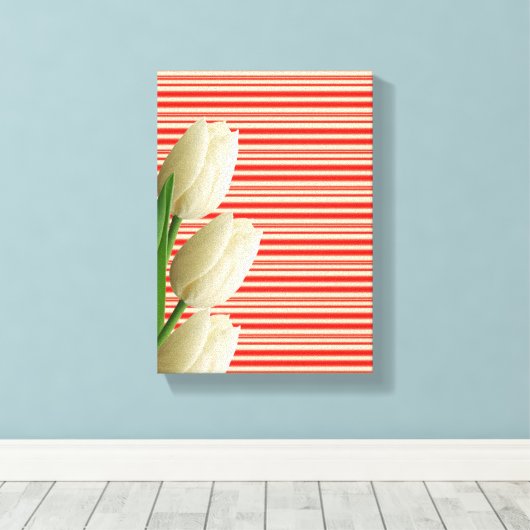 Stretched Canvas Print Mother's Day Leinwand (Insitu (Holzboden))