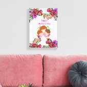 Stretched Canvas Print Mother's Day Leinwand (Insitu (Wohnzimmer))